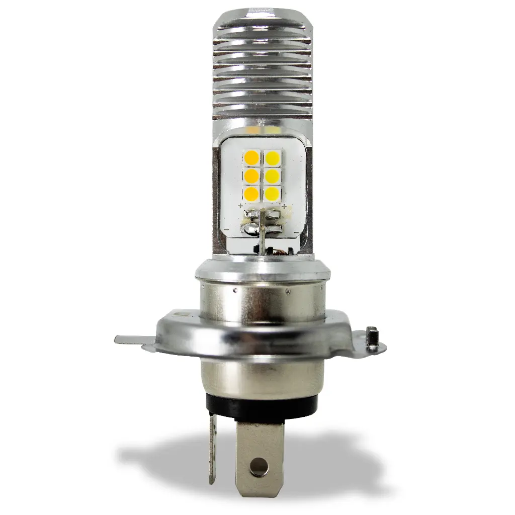 Bombillo LED HS1 Bicolor Amarillo/Blanco para Moto