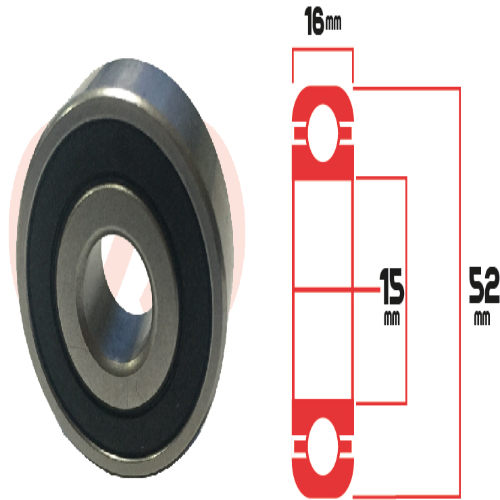 Rodamiento 3480 Alt Nippondenso Ventilador Interno Chevrolet Isuzu Kubota