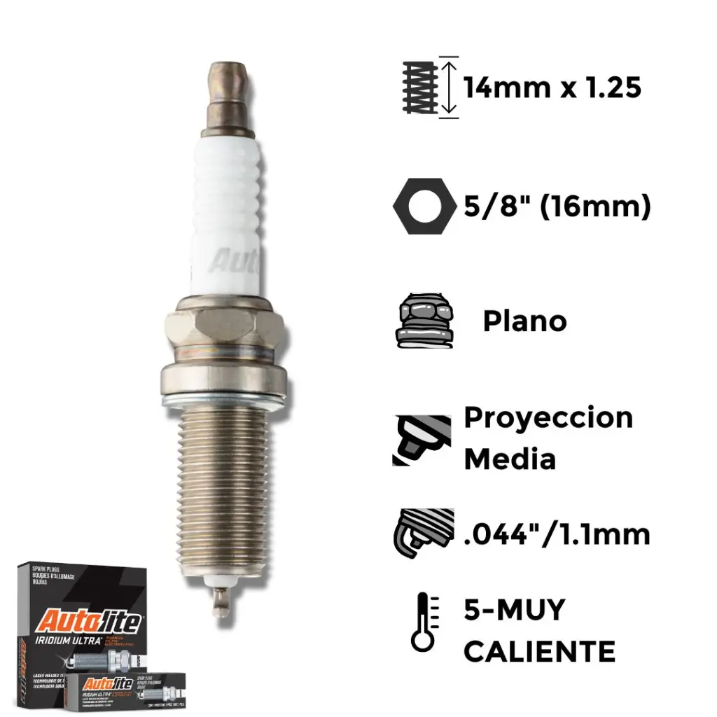 Bujia Autolite Iridium Ngk Plfr6A