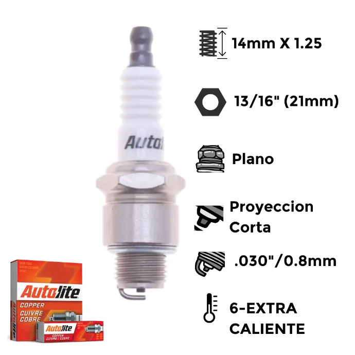 BUJIA AUTOLITE COBRE NGK BP5FS BOSCH H8B