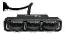 Exploradora Led Rectangular Sin Borde 3 Leds Spot Carro/moto