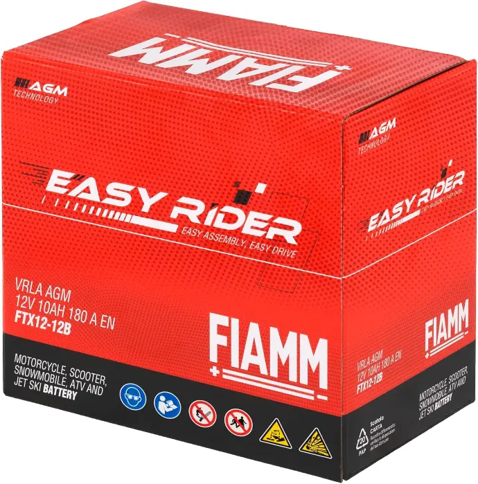 Batería Moto Fiamm Agm Ftx12 Suzuki Kawasaki Bmw Ktm